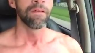 Driving car and jerking