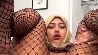 Paki indky hijabi prstění her zadek