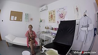 Prsnaté babička dostane z pohľadu účastníka fucked podľa jej doktor