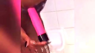 Hot Steamy Shower with my Pink Toy